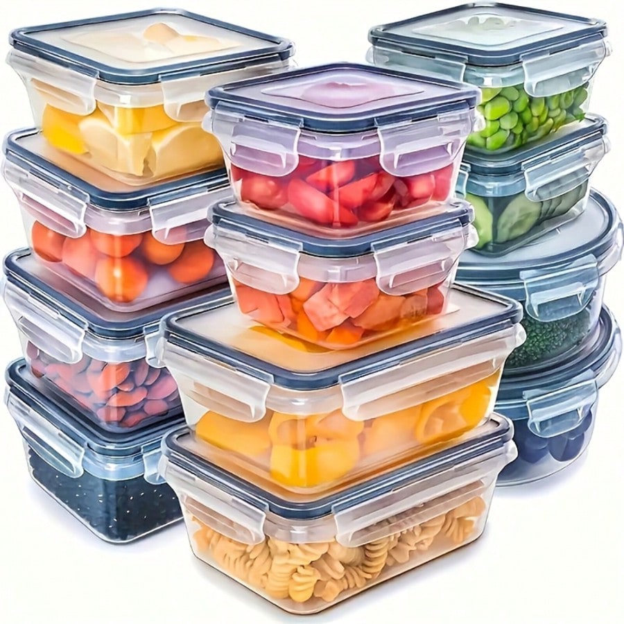 Meal Prep For Office - Set di 24 Contenitori per Alimenti