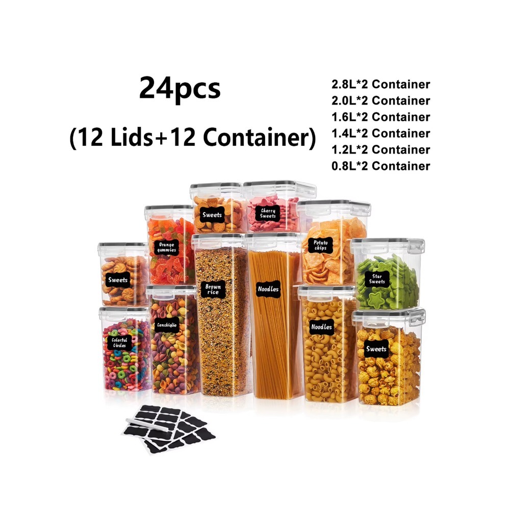Meal Prep Pasta - Set da 24 contenitori ermetici per