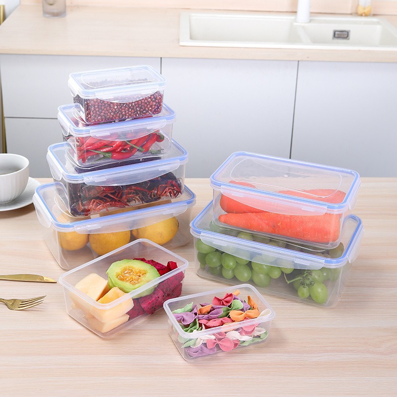 Meal Prep For Office - Contenitore rettangolare ermetico in plastica per