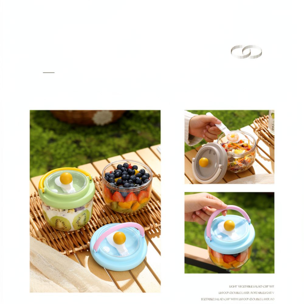 Meal Prep For Office - Contenitore portatile per insalate, in stile
