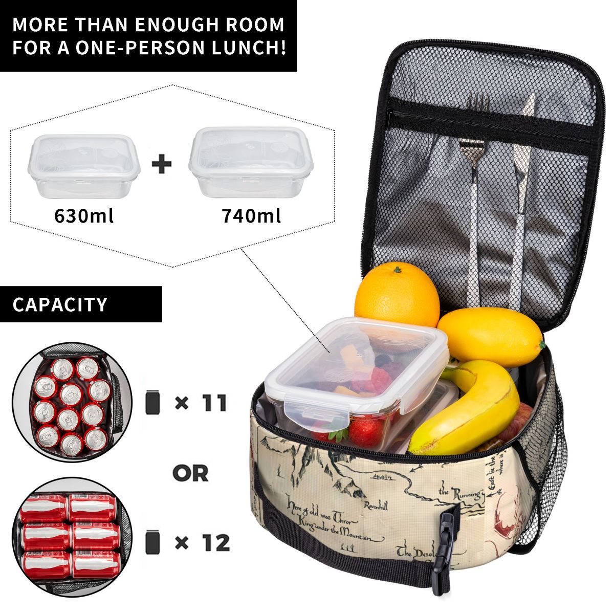 Borsa per il pranzo da picnic  - Meal Prep For Office recensione e prezzo