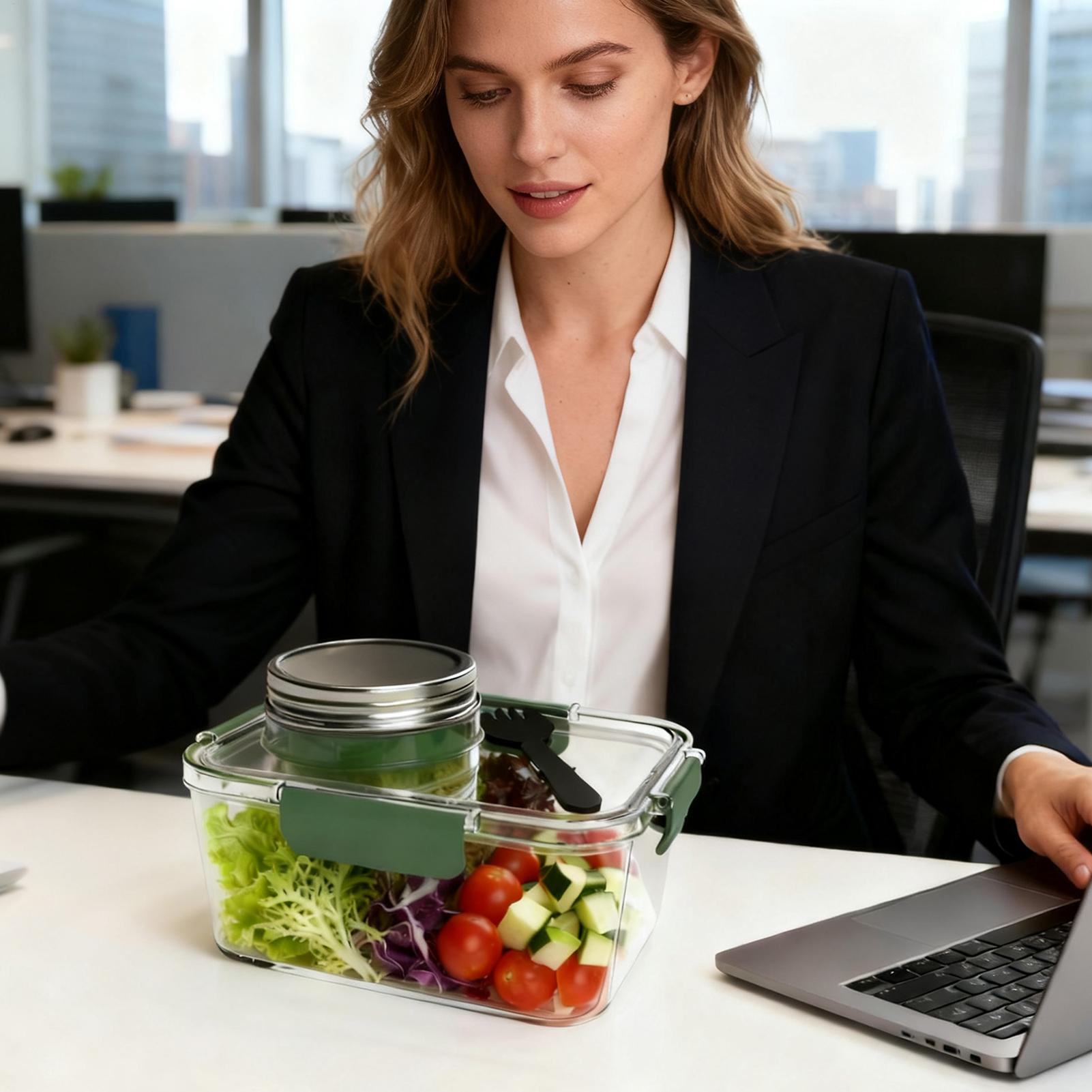 Contenitore per insalata da 2, - Meal Prep For Office recensione e prezzo
